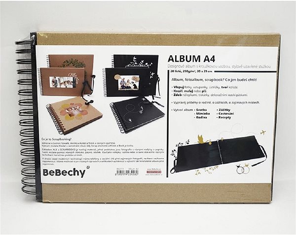 Fotoalbum Baloušek Tisk Album A4, 300 × 210 cm, černé ...
