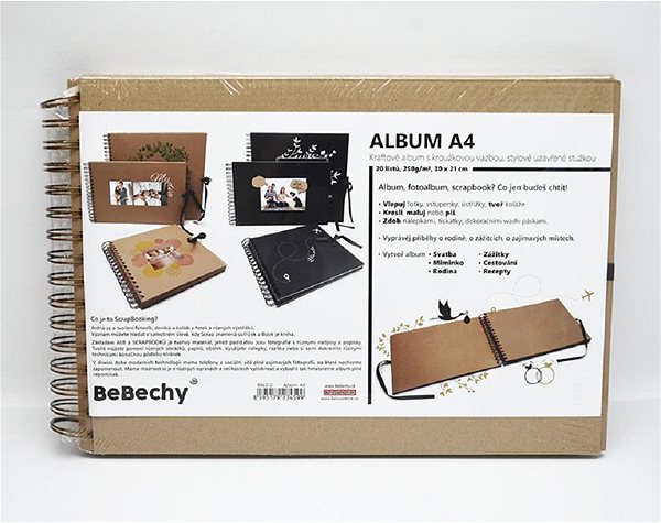 Fotoalbum Baloušek Tisk Album A4, 300 × 210 cm, kraft ...