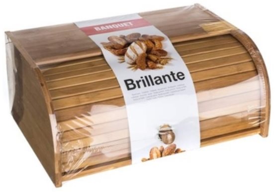 Chlebník BANQUET BRILLANTE drevený, 40 × 27 × 16 cm ...