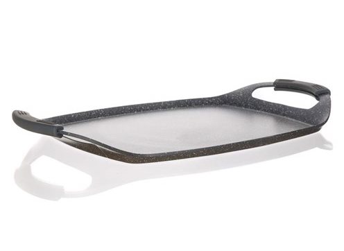 Pan BANQUET GRANITE Grey Grilling Plate 47 x 28cm ...