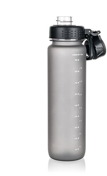 Kulacs BANQUET KIWU palack 1000 ml műanyag, szürke ...
