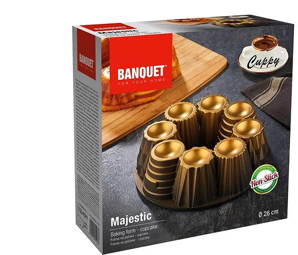 Baking Mould BANQUET MAJESTIC Cuppy Cupcake diameter 26 cm ...