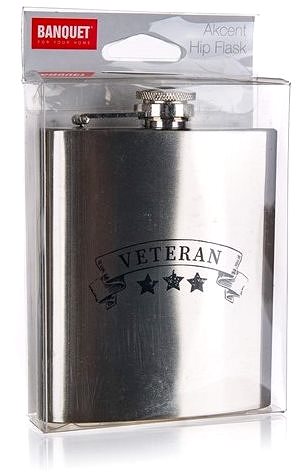 Thermos BANQUET AKCENT Veteran Stainless-steel Thermos, 12,2 x 9,2 x 2,2cm Packaging/box