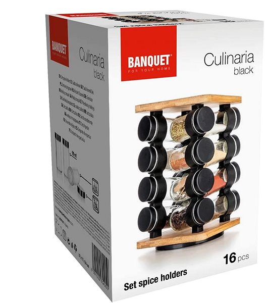 Sada kořenek BANQUET CULINARIA Black Sada kořenek 16 ks ...