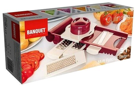 Reibe Banquet Multifunktionsreibe CULINARIA Bordo , 5 in 1 ...