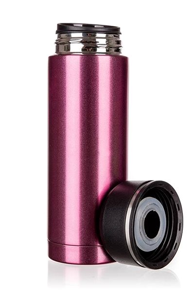 Thermos BANQUET TRACE Travel Thermos 330ml, Purple Gloss Lateral view
