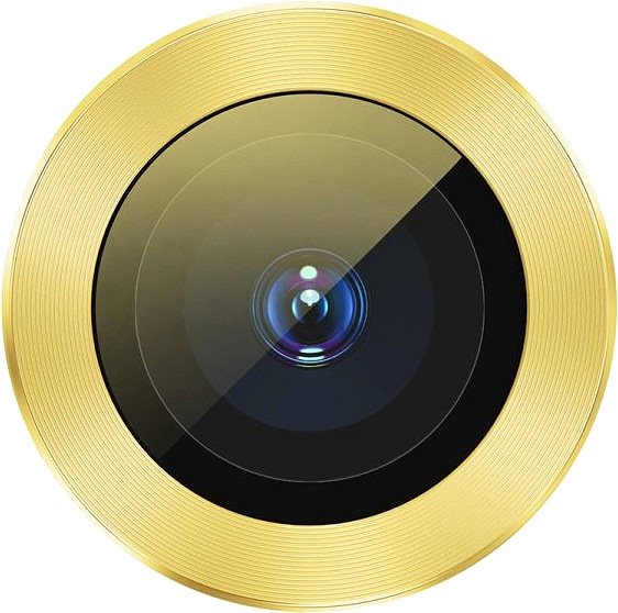 Védőfólia Baseus Alloy Protection Ring Lens Film iPhone 11 kijelzővédő fólia - sárga ...