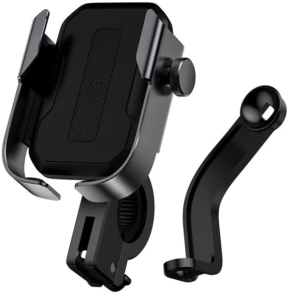 Phone Holder Baseus Armor Motorcycle and Bicycle Holder, Black ...