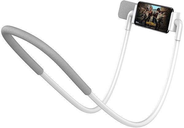 Phone Holder Baseus Neck-Mounted Lazy Bracket, White Features/technology