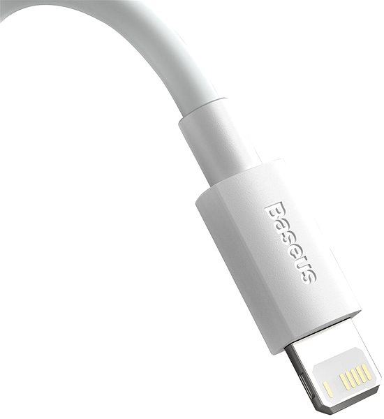 Data Cable Baseus Simple Wisdom Lightning Data Cable 1.5m White (2 pcs) Connectivity (ports)