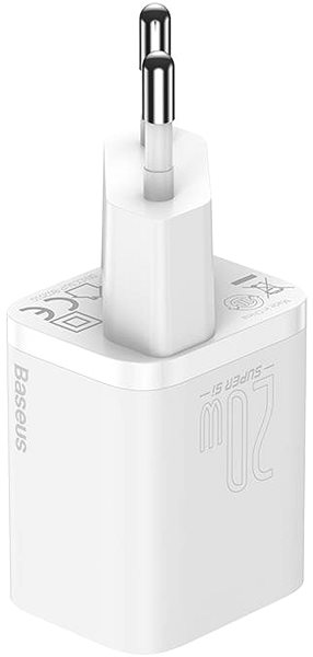 Töltő adapter Baseus Super SI USB-C 20W töltőfej + 1m USB-C to Lightning kábel - fehér ...