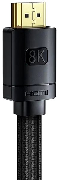 Videokábel Baseus HDMI 2.1 kábel 8 K M/M, 1 m, fekete ...