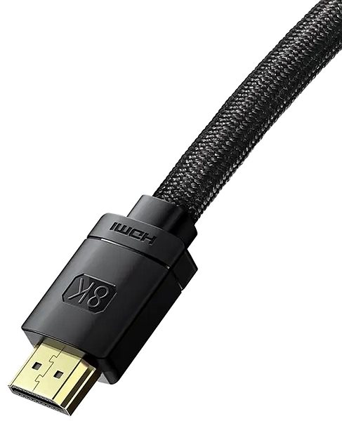 Videokábel Baseus HDMI 2.1 kábel 8 K M/M, 1 m, fekete ...