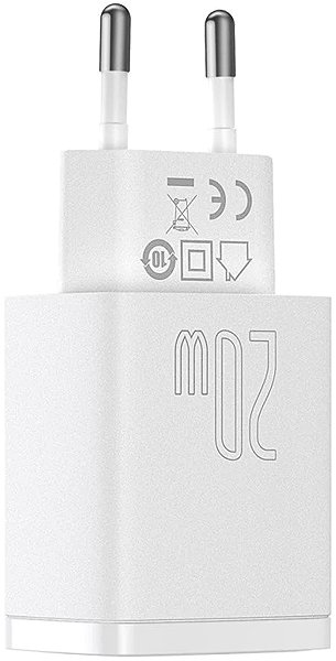 Wall Charger Baseus Compact Quick Charger U+C 20W EU White ...