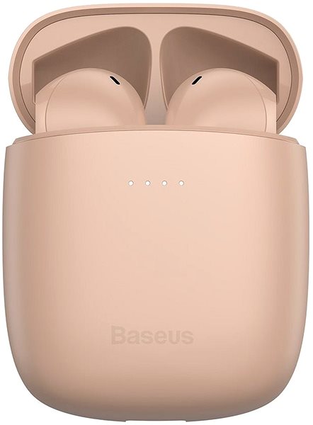 Wireless Headphones Baseus Encok W04 Pro Pink Screen