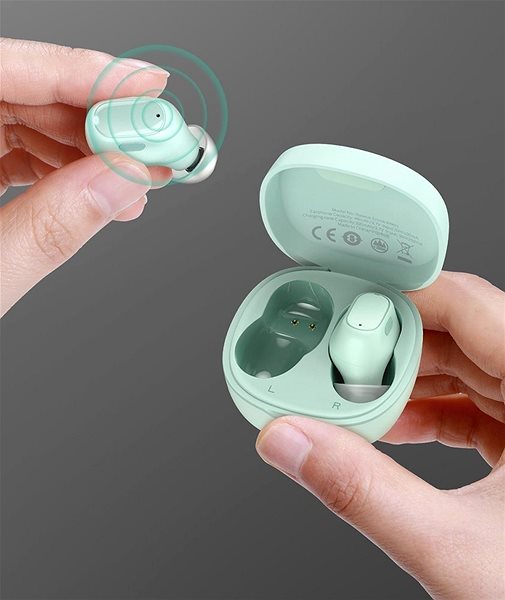 Wireless Headphones Baseus Encok WM01 Green Lifestyle
