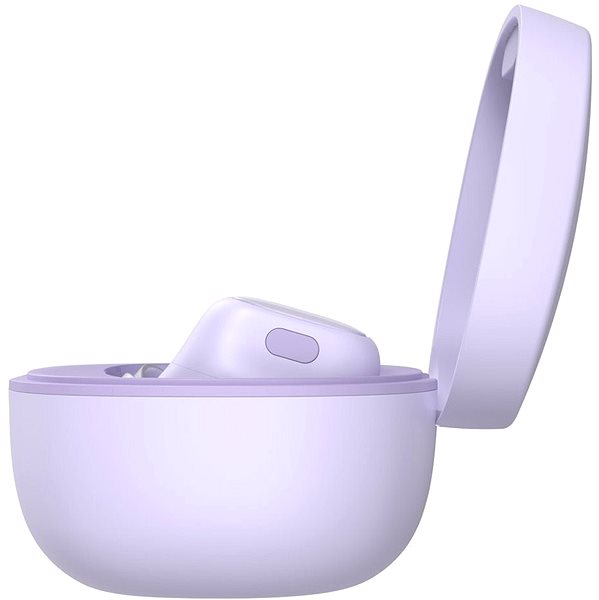 Vezeték nélküli fül-/fejhallgató Baseus Encok WM01 Purple Oldalnézet