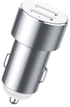 Auto-Ladegerät Baseus High Efficiency One to Two Cigarette Lighter + Car Charger Silver Mermale/Technologie