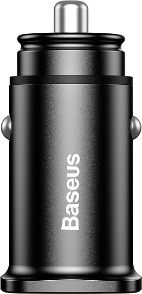 Car Charger Baseus Square metal A+C 30W PPS Car Charger(PD3.0?QC4.0+SCP?AFC) Black ...