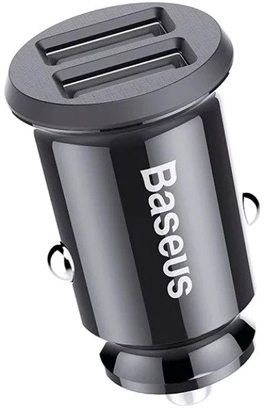 Nabíjačka do auta Baseus Grain Car Charger (Dual USB 5 V 3.1A ) Black ...