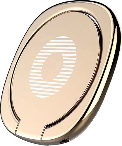 Telefontartó Baseus Privity Ring Bracket aranyszínű Lifestyle