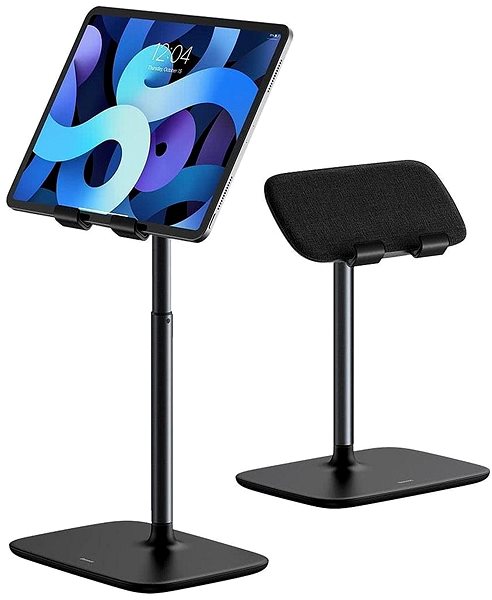 Phone Holder Indoorsy Youth Telescopic Table Stand Black Lifestyle