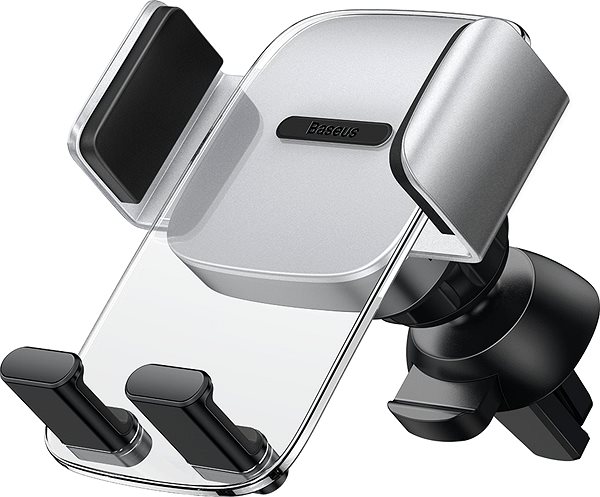 Phone Holder Baseus Easy Control Clamp Car Mount Holder Air Outlet Silver Features/technology