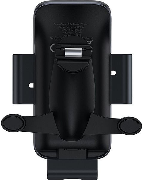 Phone Holder Baseus Smart Solar Power Wireless Car Mount Electric Holder Black Features/technology