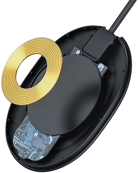 Vezeték nélküli töltő Baseus Jelly Wireless Charger 15W Black Jellemzők/technológia