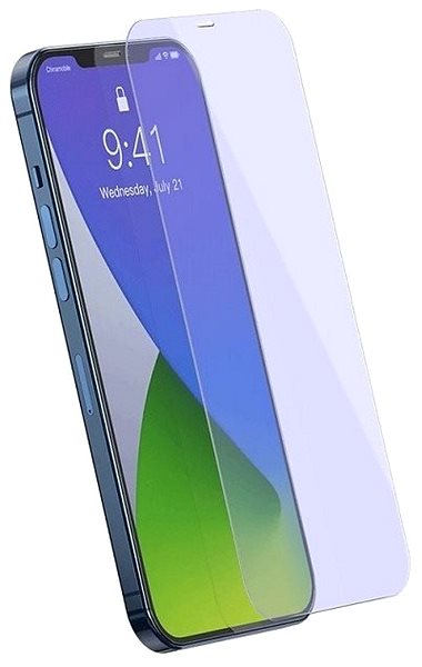 Ochranné sklo Baseus Full-glass Anti-bluelight Tempered Glass pre iPhone 12 Pro Max 6,7