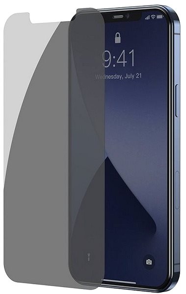 Üvegfólia Baseus Full-glass Privacy Tempered Glass - iPhone 12 / 12 Pro 6.1