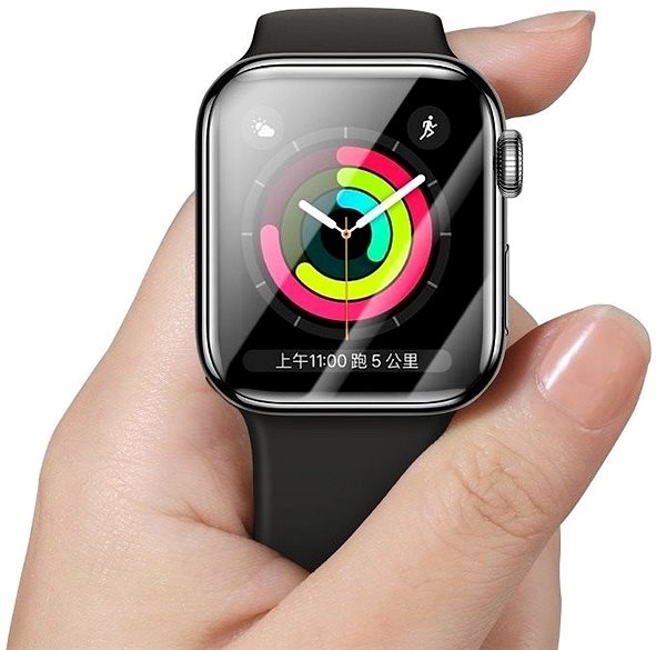 Üvegfólia Baseus Full-screen Curved Tempered Glass Soft Screen Protector Apple Watch üvegfólia - 40mm ...