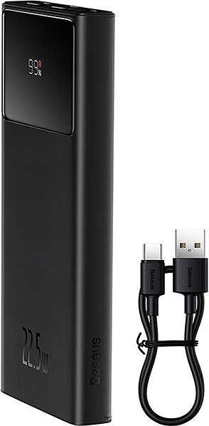 Power Bank Baseus Star-Lord Digital Display Fast Charge Power Bank 10000mAh 22.5W Black(With Simple Series Char ...