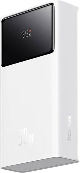 Power Bank Baseus Star-Lord Digital Display Fast Charge Power Bank 10000mAh 22.5W White(With Simple Series Cha ...