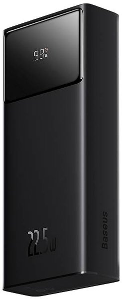 Power Bank Baseus Star-Lord Digital Display Fast Charge Power Bank 20000mAh 22.5W Black(With Simple Series Char ...