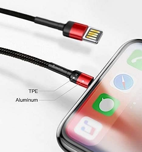 Data Cable Baseus Cafule Lightning Cable Special Edition, 2.4A, 1M, Red Connectivity (ports)
