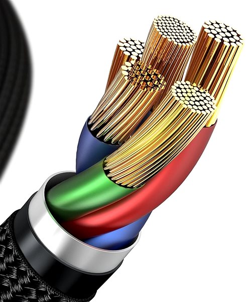 Datenkabel Baseus Horizontal Data Cable Type-C to Lightning PD 20W 1m Black Mermale/Technologie
