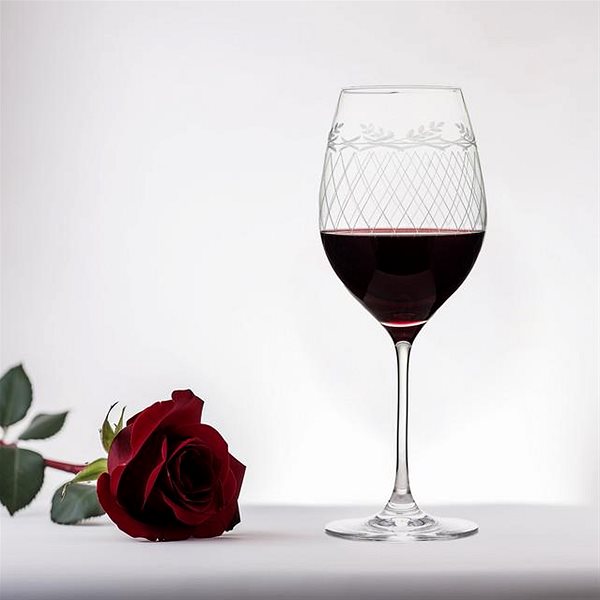 Pohár B.BOHEMIAN Súprava pohárov na červené víno Lidka 470 ml 4 ks ...