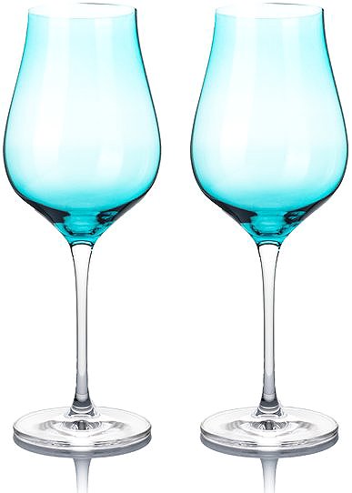 Glas B. BOHEMIAN DION Weingläser-Set 500 ml Blau 2 Stück ...