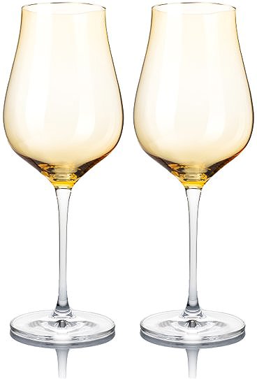 Glas B. BOHEMIAN DION Weingläser-Set 500 ml Gelb 2 Stück ...