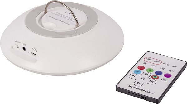Light Bo-Camp Hanging Lamp/Speaker Aereola with Remote Control, 200 Lumens Back page