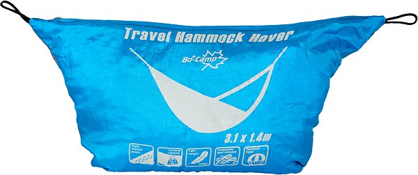 Hammock Bo-Camp Travel Hammock Hover, Blue/Grey Packaging/box