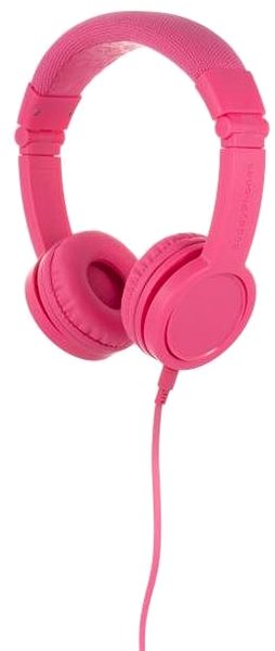 Fej-/fülhallgató BuddyPhones Explore+, rózsaszín Oldalnézet