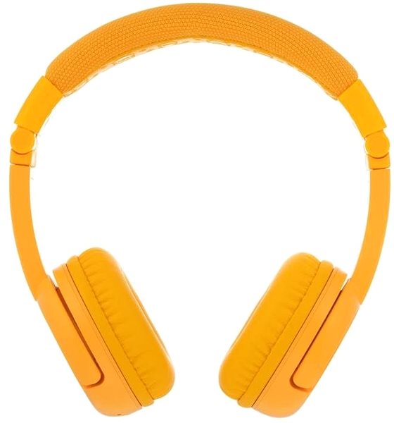 Vezeték nélküli fül-/fejhallgató BuddyPhones Play+, sárga Képernyő