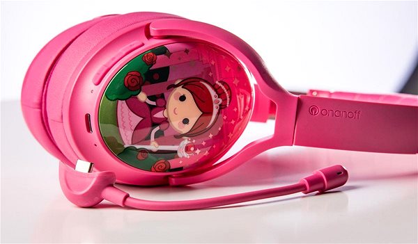 Vezeték nélküli fül-/fejhallgató BuddyPhones Cosmos+ rózsaszín ...