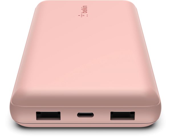 Power bank Belkin BOOST CHARGE 20000 mAh Power Bank - USB-A & C 15w - Rose Gold ...