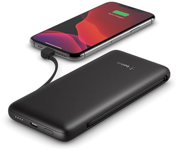 Powerbank Belkin BOOST CHARGE Plus 10K USB-C Power Bank with Integrated Cables - Black ...