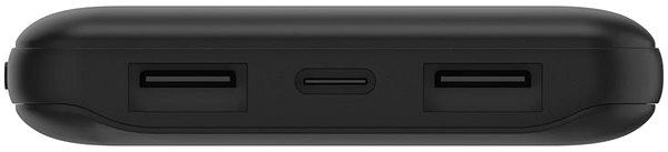 Powerbank Belkin BOOST CHARGE 10000 mAh Power Bank with USB-C 15W - Dual USB-A - 15cm USB-A to C Cable - Black ...