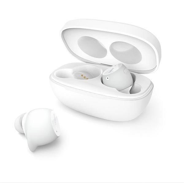 Vezeték nélküli fül-/fejhallgató Belkin Soundform Immerse True Wireless Earbuds Noise Cancelling - fehér ...