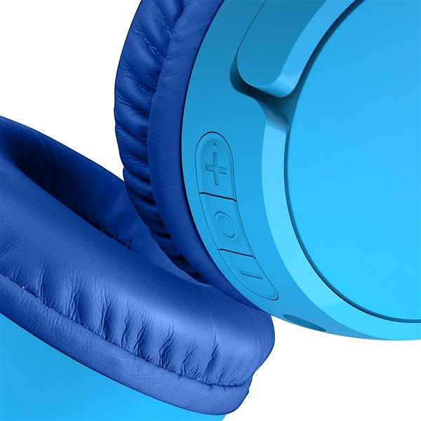 Vezeték nélküli fül-/fejhallgató Belkin Soundform Mini - Wireless On-Ear Headphones for Kids - kék ...
